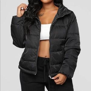 Black Puffer Coat
